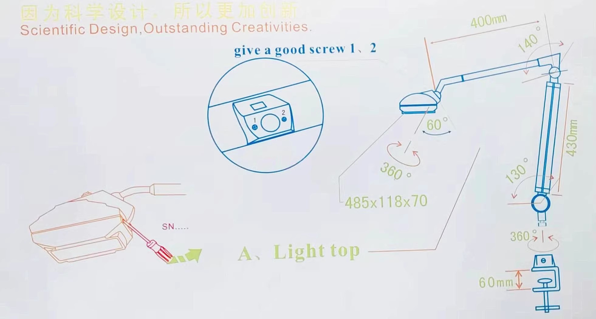 Lampe de travail professionnel - Tools Qa avis et prix